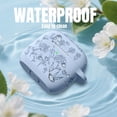 thumbnail image 2 of Comvin For Airpods 4 & 5 Case Cover for Women with Cleaner Kit, Cute Silicone Engraved Rose Case, Blue, 2 of 8