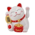 thumbnail image 2 of Lucky Fortune Cat, 5.5 Inches Lucky Cat Waving Arm, Battery Operated Fortune Cat Statue Decorations Symbol For Fortune Money And  Luck Fengshui Lucky Cat For Shops, Restaurants, 2 of 8