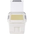 thumbnail image 3 of 2-Pack 10L Airtight Grain Storage Container with Wheels for Rice Flour Pet Food, 3 of 10