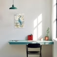 thumbnail image 3 of ZHONGYUTONG Blue Heron Canvas Wall Art Sea Bird Pictures Wall Decor Egret Beach Animal Painting for Bathroom Living Room Decor Framed (12.00" x 18.00"), 3 of 5