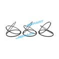 thumbnail image 1 of High Quality 3 Pieces D750 Piston Ring Set for Kubota Engine Parts -, 1 of 4