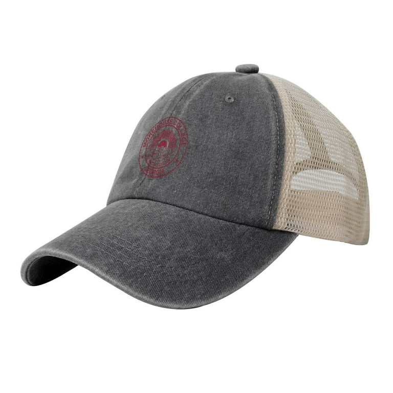 Morehouse College Logo Baseball Cap Trucker Hat For Men Women Adjustable Outdoor Denim Mesh Hat