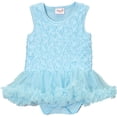 thumbnail image 1 of Wenchoice Blue Floral Skirted Bodysuit - Infant M(12M-24M), 1 of 1