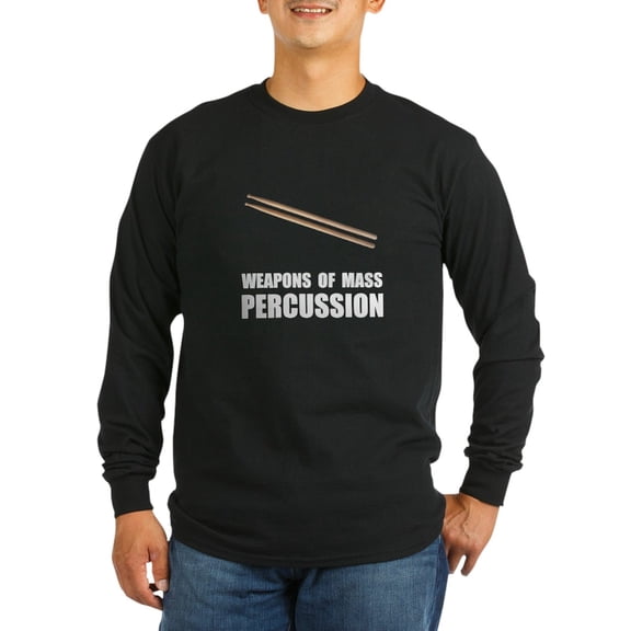 CafePress - Drum Mass Percussion Long Sleeve Dark T Shirt - Long Sleeve Dark T-Shirt