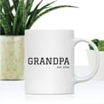 thumbnail image 2 of CTDream Personalized 11oz. Baby Pregnancy Announcement Coffee Mug Gift, Grandpa Est. 2022, 1-Pack, Custom Year, Christmas Birthday Gift Ideas, 2 of 6