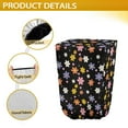 thumbnail image 5 of Yuyamidu Hippie Flower Electric Tongue Jack Cover Colorful Floral RV Jack Cover Camper Travel Trailer Jack Cover Polyester RV Electric Jack Cover, 10.6" L X 5.7" W X 14" H, 5 of 7