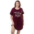 thumbnail image 4 of PinkBeautiM Plus Size Nightgowns Short Sleeve Crew Neck‌ Sleepshirt Knee Length Comfy Night Gowns 2 Pack, 4 of 7