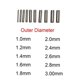 thumbnail image 5 of 100pcs Stainless Steel Copper Tackle Tools Fishing Line Tube Crimp Sleeves Connector Fishing Wire Pipe, 5 of 5