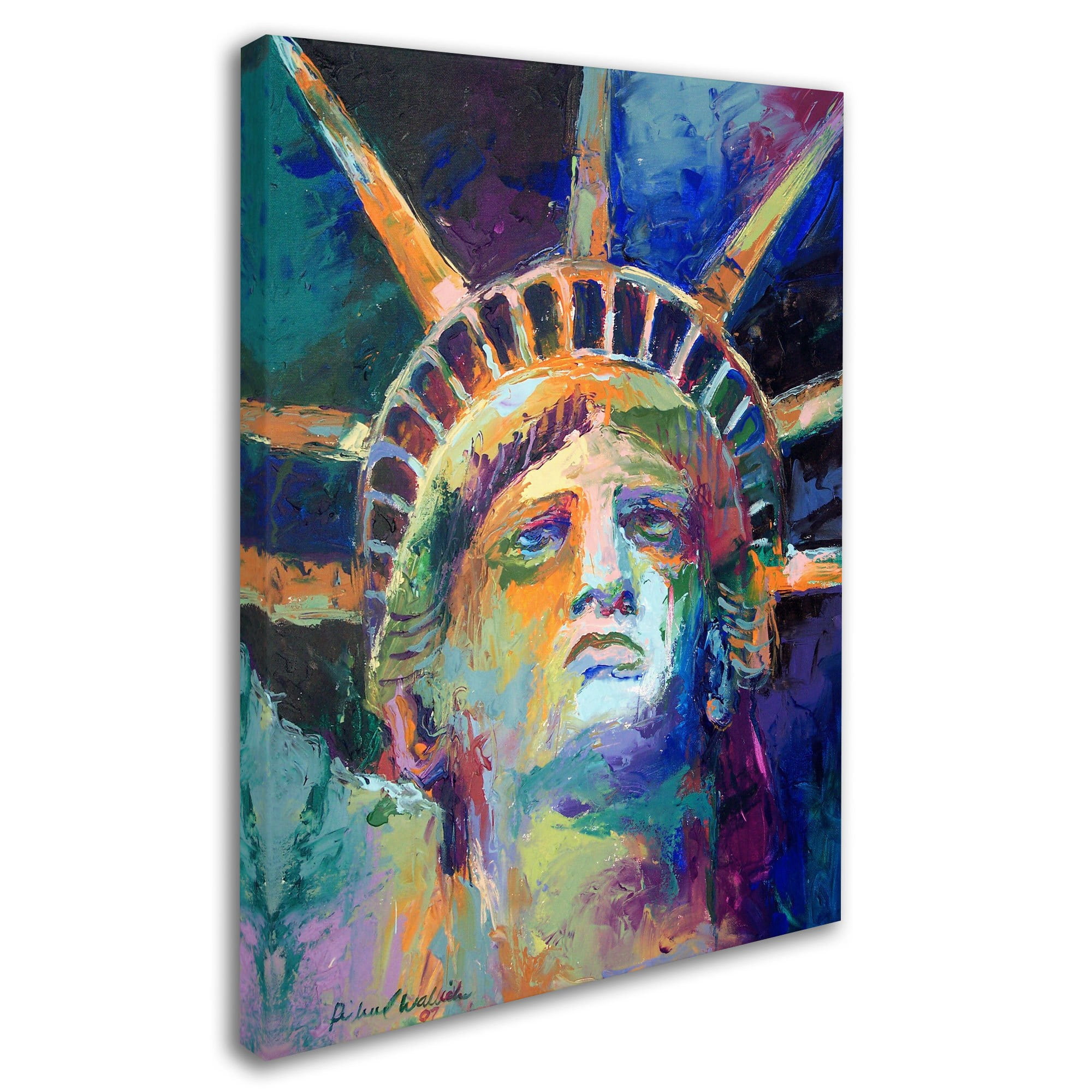 Richard Wallich 'Statue' Canvas Art