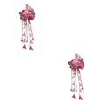 thumbnail image 1 of Jumpingount Las pinzas para el cabello Hefeng para una apariencia única y elegante no se caen de la artesanía fina de gama alta Color de la flor rosa 2Conjunto, 1 of 6