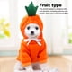 thumbnail image 4 of Sudadera con capucha para mascotas Invierno Otoño Fruta Animal Chaqueta con capucha Traje Ropa Traje Festival de clima frío Ropa Sudadera Tipo 3 XS Eigraketly PT000572-13, 4 of 7