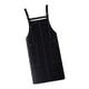thumbnail image 1 of Delantal de chef, delantal para cocinar y hornear, delantal de cocina impermeable, mono, delantal con pechera para negro, 1 of 9