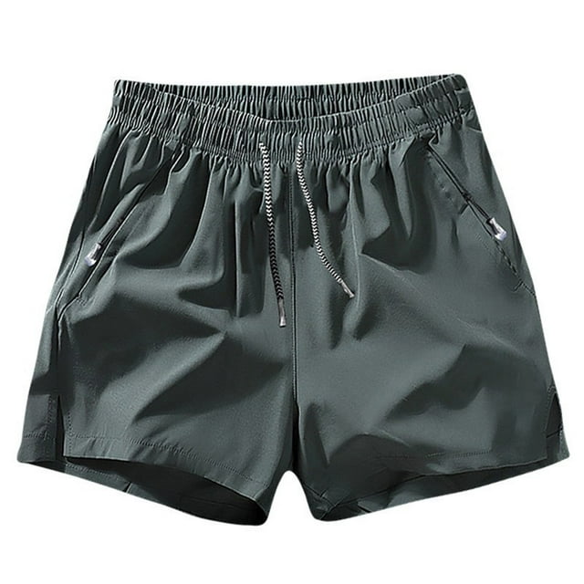Dagugfen Athletic Mens Shorts Drawstring Elastic Waist Loose Summer Vocation Workout Running Shorts