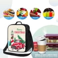 thumbnail image 4 of Bingfone Merry Christmas 1 Reusable Insulated Lunch Bag Cooler For Work School Picnic Or Travel, 4 of 7