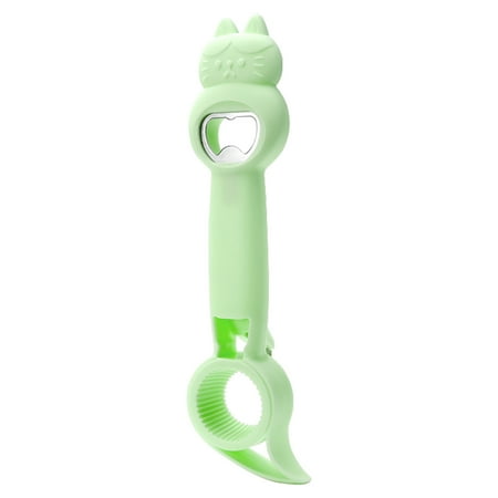 

Flash Sale! Jiiey Bottle&Can Openers Creative Multi Purpose Beverage 4 in 1 Can Opener Lid Opener Kitchen Tool 1Pc Bottle Opener
