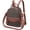 Coffee-M Style, variant on Mini Backpack Purse for Women Multi Pocket Small Backpacks Ladies Convertible Shoulder Handbags Designer Travel Backpack with Wide Strap, Beige/Brown