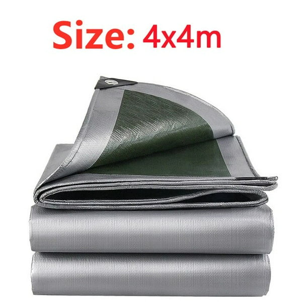 Lona impermeable de PE de 0,32mm para exteriores, toldo para jardín, planta, cobertizo, camión, sombrilla, vela, cubierta para casa de perro y mascota