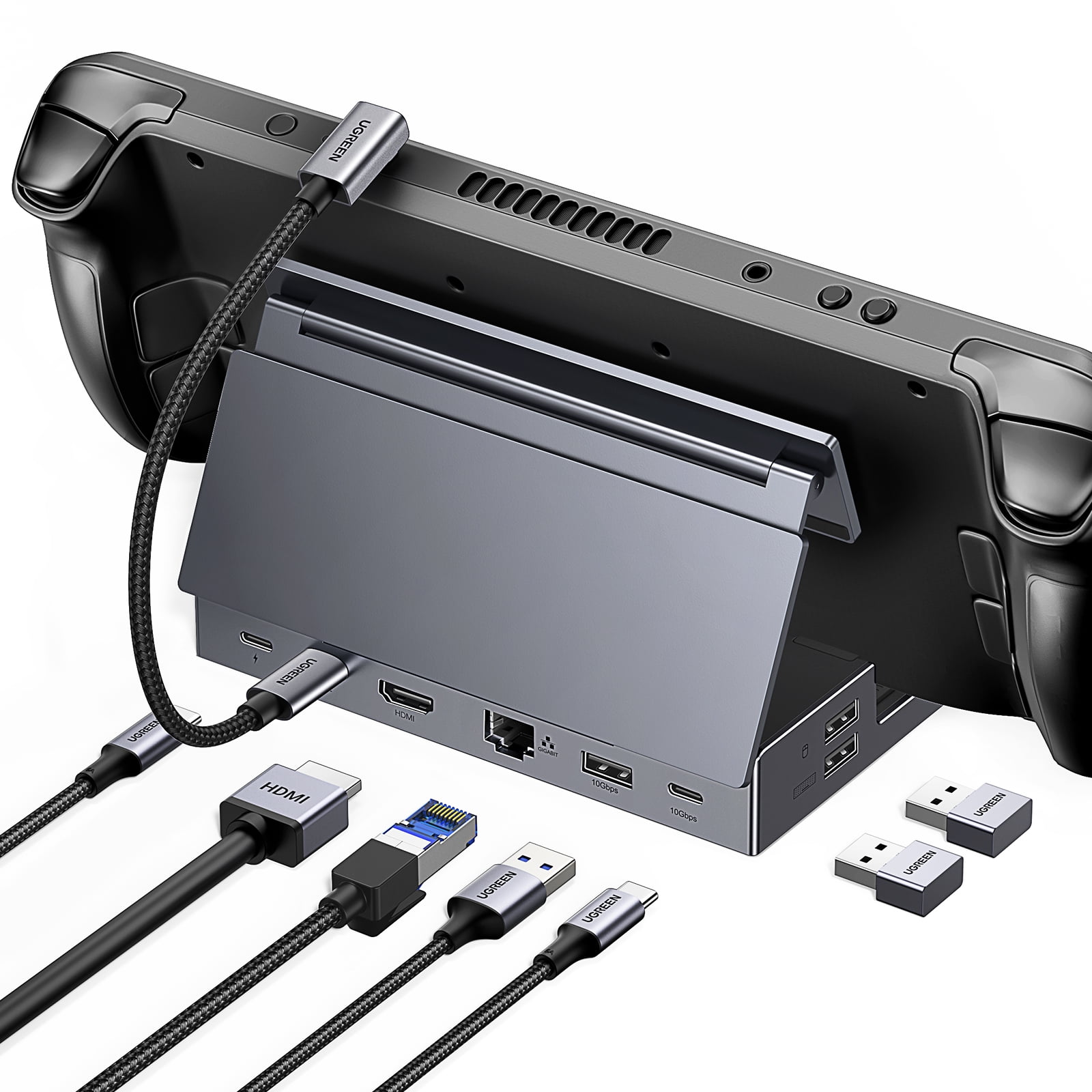 Luxelinc, Nintendo Switch Dock Set, includes HDMI cable, Black
