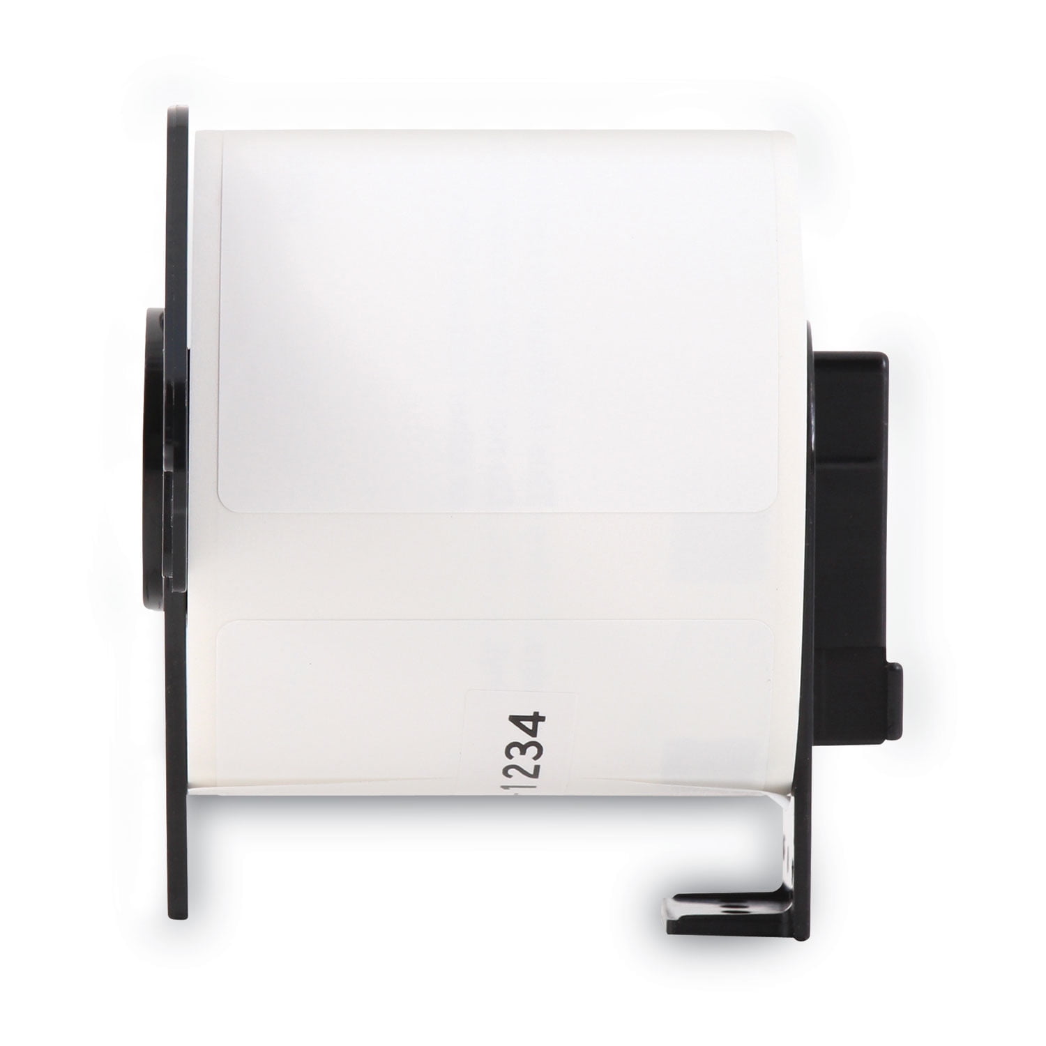Brother Genuine DK-1234 Die-Cut Adhesive Name Badge Labels, White Paper
