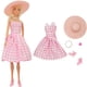 thumbnail image 4 of NUEVO 1x Falda de moda para muñeca de escala 1/6 Conjuntos casuales Chaleco Camisa Pantalones Vestido Accesorios para casa de muñecas Ropa para muñeca Barbie JJ, 4 of 5