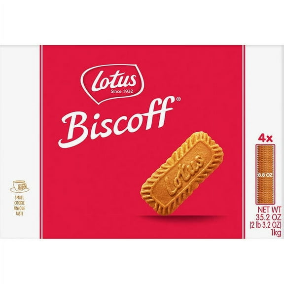 Lotus Biscoff Cookies, Individually Wrapped 0.275 oz, 128 ct