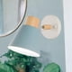 thumbnail image 4 of Aplique de pared de metal, lámpara de noche E27, lámpara de pared moderna, lámpara de pared para dormitorio y salón Azul, 4 of 7
