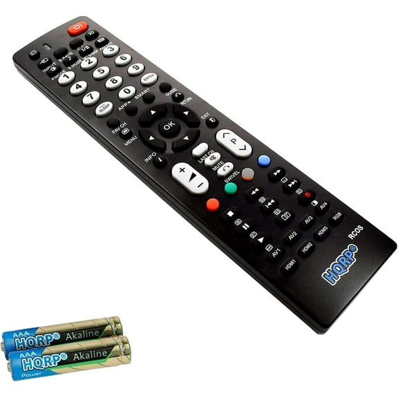 HQRP Remote Control for Hitachi CLE-966A, 32LD8700, 32PD7800, 37HDL52, 37HLX99, 37LD6600A HD TV Smart