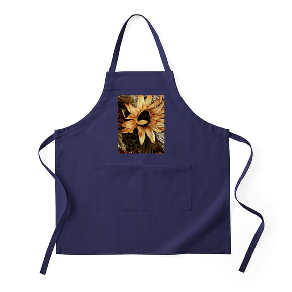 CafePress - Sunflower - Kitchen Apron with Pockets, Grilling Apron, Baking Apron