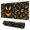 Halloween Spooky Jack, variant on Long Mouse Pads for Desk,Halloween Sweets and Witchy Elements Desk Mats on Top Of Desks, Desk Mouse Pad Extra Large with 3mm Non-Slip Base and Stitched Edge for Gaming,Office,Work,Home 31.5x11.8in