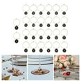 thumbnail image 6 of 26Pcs Glass Drink Markers Tags Black, 6 of 9