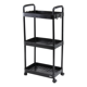 thumbnail image 1 of "Carrito Organizador Multi-uso 3 Niveles Muebles Baño. Ruedas  Belug, Gris ", 1 of 5