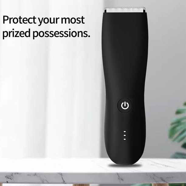 Electric Groin Hair Trimmer for Men Pubic Hair Trimmer Body Grooming