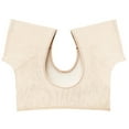 thumbnail image 5 of Tanghaowl Tank Tops for Women, Women's Solid Mesh Underarm Sweat Pad Vest Quick Drying Breathable Short Sleeved Absorbing Tank Beige M, 5 of 7