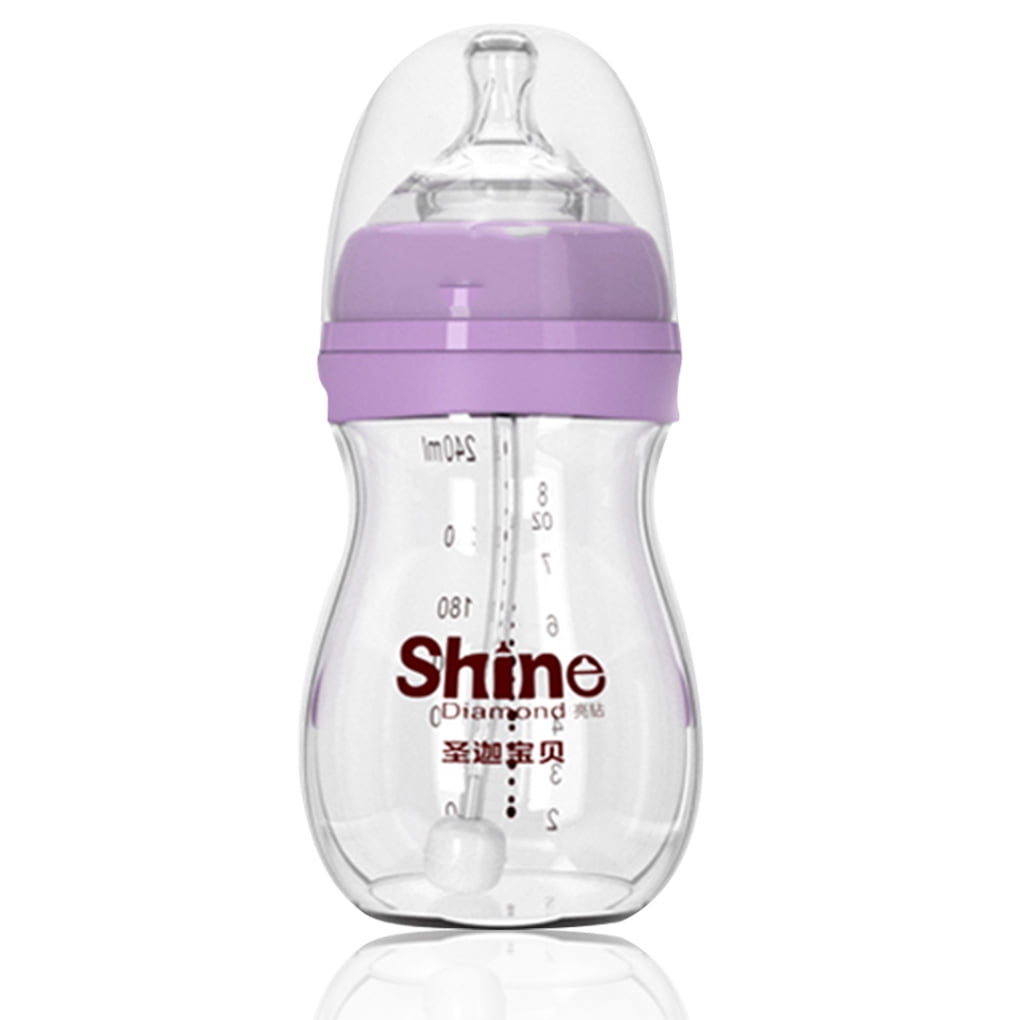 DALX Feeding Bottle Baby Feeder Portable Newborn Drinking Drop-resistant  Nursing Learning Heat-resistant Toddler