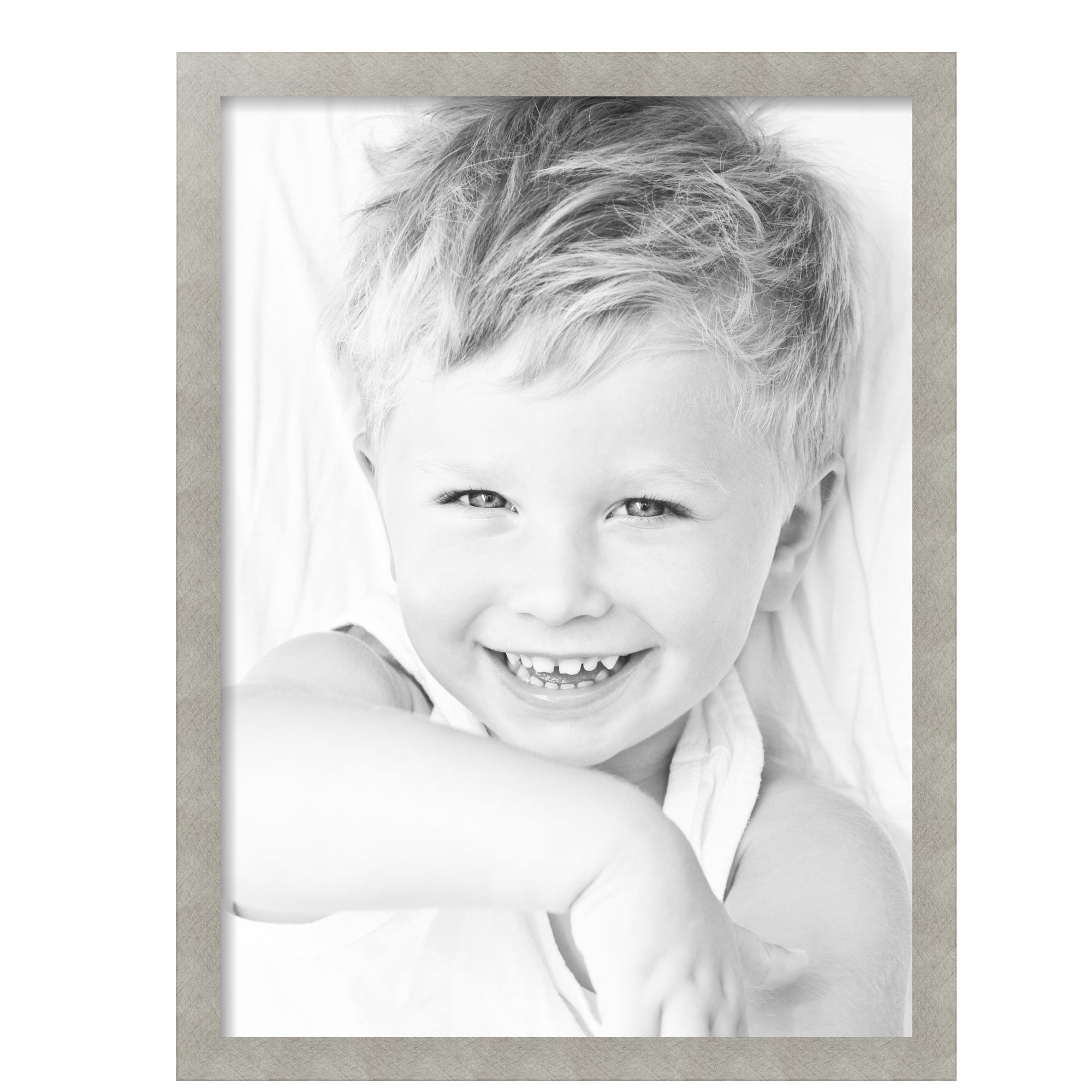 ArtToFrames 20" x 27" Classic Silver Picture Frame, 20x27 inch Gray MDF Poster Frame (WOM-4499), 3 Pack