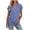 #05 Navy 【Mix, Match & Rotate: Stock Up on Daily Colors】, variant on Women's Casual Solid Color V Neck Button Down Short Sleeve Cotton Tops Blouses Soft Lightweight Work Office Outfits | CSEONE,Army Green L