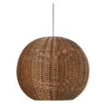 thumbnail image 1 of KOUBOO Wicker Ball Pendant Light, Rustic Brown, 1 of 4