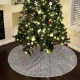 thumbnail image 5 of Christmas Decorations Christmas Tree Skirt Velvet Soft Bedroom Tree Mats Christmas Tree Bottom Decoration for Xmas Holiday New Year Home Party Decorations 35.43inch, 5 of 7