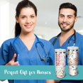 thumbnail image 6 of 30oz Nurse Tumbler Cup with Handle Nurse Travel Coffee Mug, Nurse Nutrition Facts Tumbler, Best Nursing School Gifts, Nursing Graduation Gifts, RN Gifts for Nurses Appreciation Gifts, 6 of 6