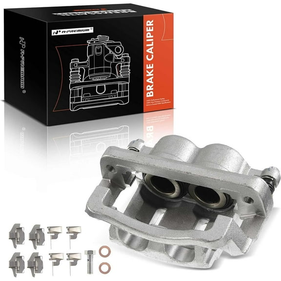 A-Premium Disc Brake Caliper Assembly with Bracket Replacement for Ford F-250 F-350 Super Duty 2005-2012 Front Passenger Side