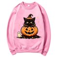thumbnail image 3 of MVRLSH Women's Halloween Graphic Print Long Sleeve Pullover Sweater Size - L, 3 of 6