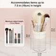 thumbnail image 6 of JessLab One-Touch Pop‑up Makeup Brush Organizer, 4 Compartments, Dustproof Lid, White, 6 of 6