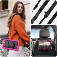 thumbnail image 6 of for Lenovo Tab One 8.7/ Tab K9 Case 8.7 inch 2025, 360 Rotating Shockproof Cover with Stand, Handle, Shoulder Strap, Rose, 6 of 7