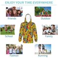 thumbnail image 5 of Goofa Dancing African Women Pattern Hooded Sweatshirt for Youth Trendy youth sweatshirt Casual Hoodie for Boys and Girls-Small, 5 of 6
