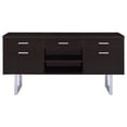 thumbnail image 4 of Lawtey 5-drawer Home Office Storage Credenza Cappuccino, 4 of 12