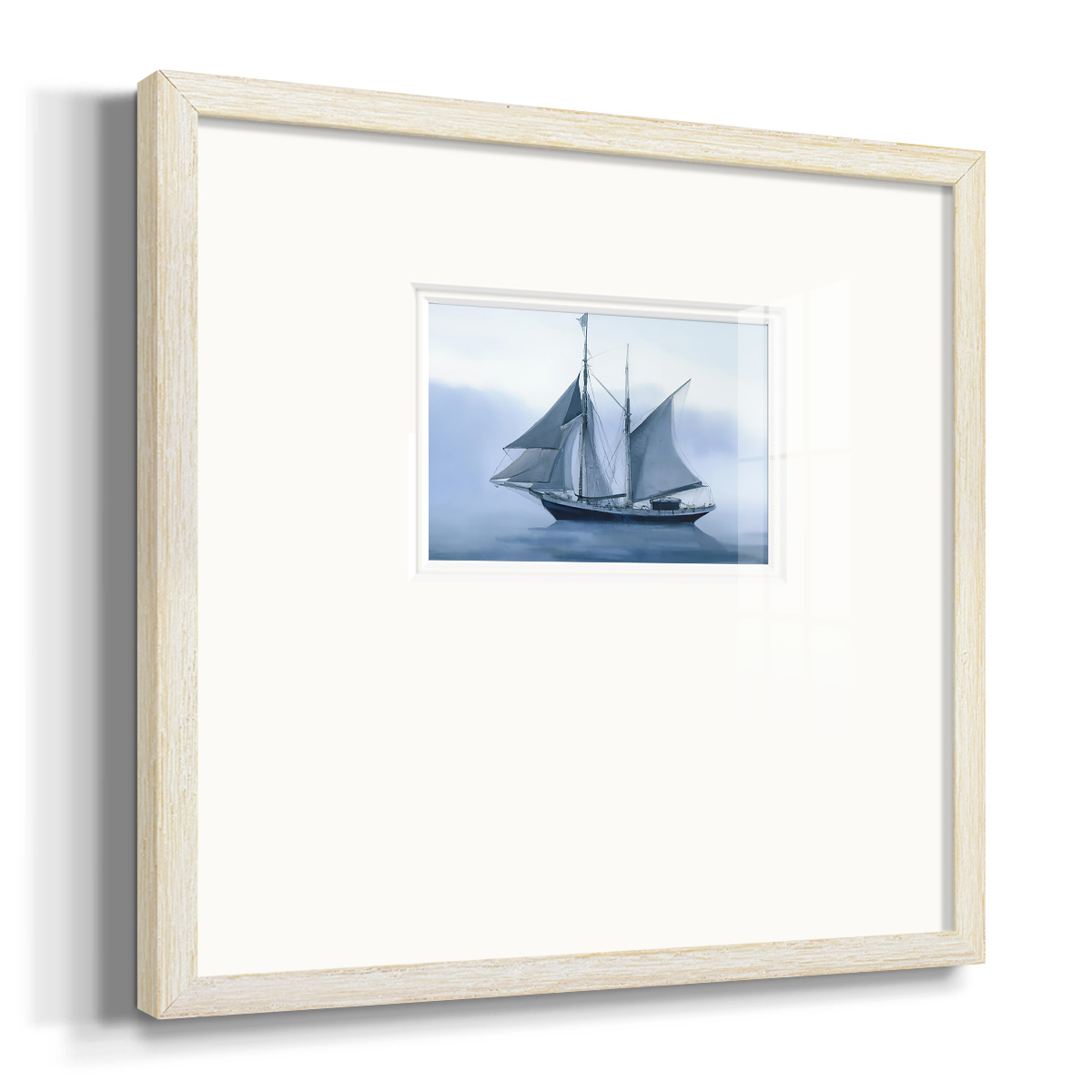 Misty SailPremium Framed Print