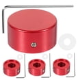 thumbnail image 4 of Toyvian Metal Guitar Effect Pedal Footswitch Cap Red Topper Guitar Accessory Set of 1, 4 of 6