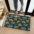 thumbnail image 2 of DarkGreen Cartoon Dinosaurs Jungle Pattern Door Rugs,Washable Non Slip Door Mats Indoor,Decorative Door Mats,Entry Mat Indoor for Entrance,Bedroom,Kitchen,Bathroom,16"x24", 2 of 6