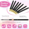 thumbnail image 3 of Travel Watercolor Brushes, Artist Brushes, Detachable Travel Watercolor Set, Suitable f mj3710, 3 of 6