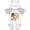 White & Heather w/ Ears, variant on Inktastic My First New Years Celebrating Baby Boys or Girls Baby Bodysuit